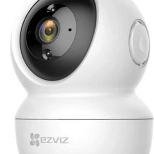 ازفيز كاميرا مراقبة داخلية عالية الدقة قابلة للدوران بخاصية الاتصال بشبكة الواي فاي C6N – ابيض، لاسلكي